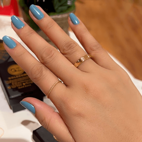 Real Gold Plain Ring 4 MM (Size 10) - Model GZJCT0211/6 R2605