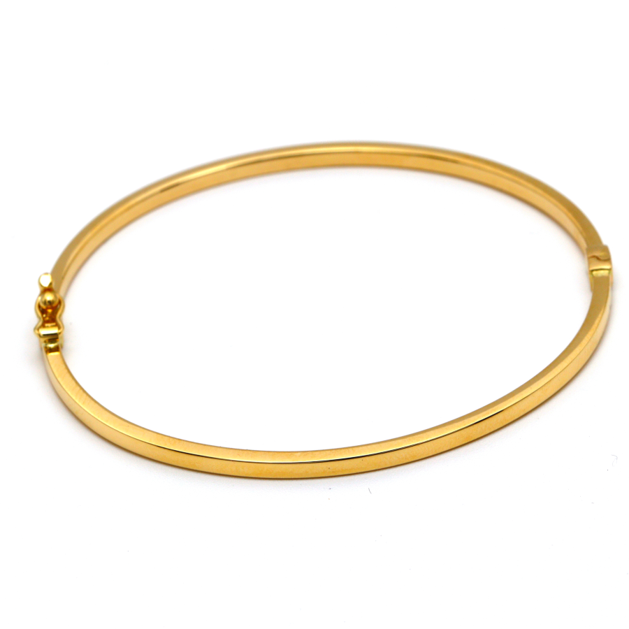 Real Gold Plain Bangle 58 MM 0477 (SIZE 17) BA1429