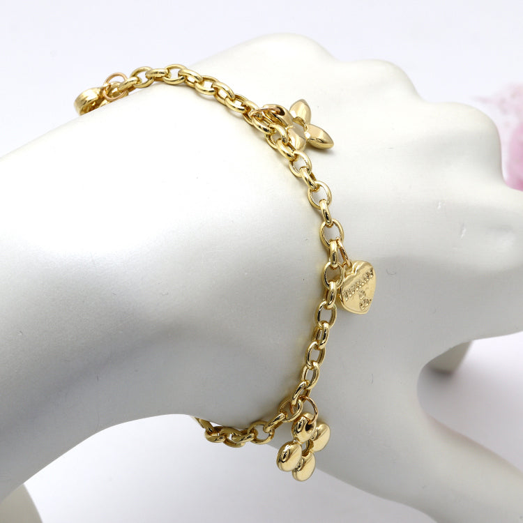Real Gold GZTF Dangler Bracelet LVA 1608 (19 CM) BR1816