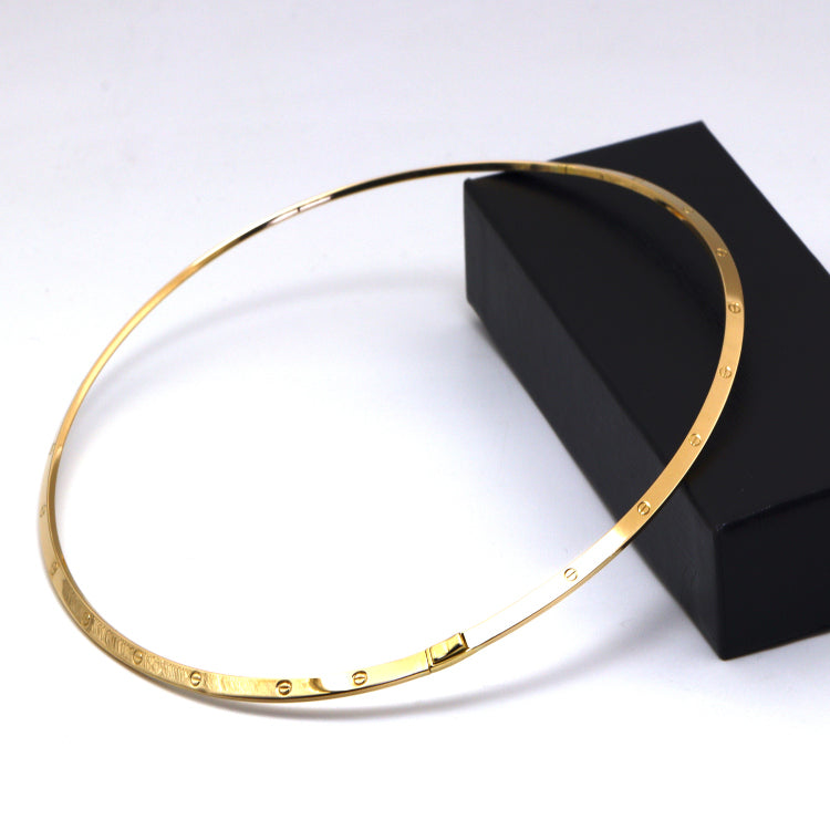 Real Gold GZJCT LOVE Necklace TS 0098-KL41 (45 CM) N1501