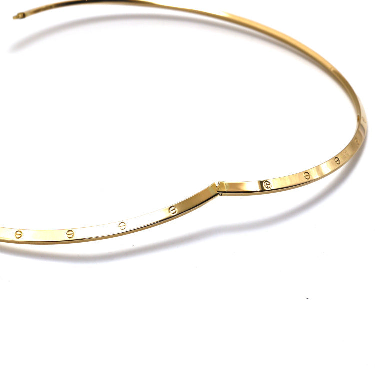 Real Gold GZJCT LOVE Necklace TS 0098-KL41 (45 CM) N1501