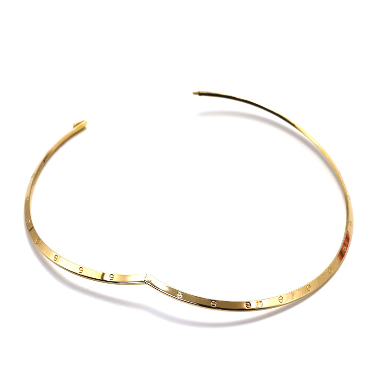 Real Gold GZJCT LOVE Necklace TS 0098-KL41 (45 CM) N1501