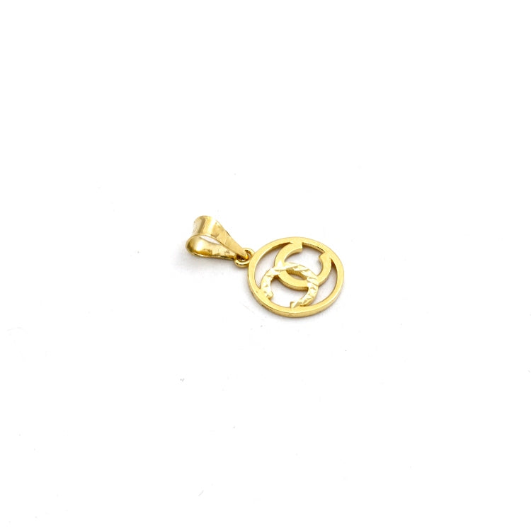 Real Gold GZCH Round Pendant - Model 0255/7KU P 2010