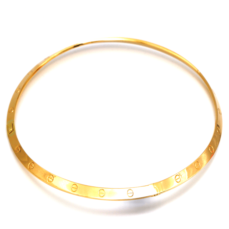Real Gold GZJCT LOVE Necklace (46 CM) 0097-KL N1481
