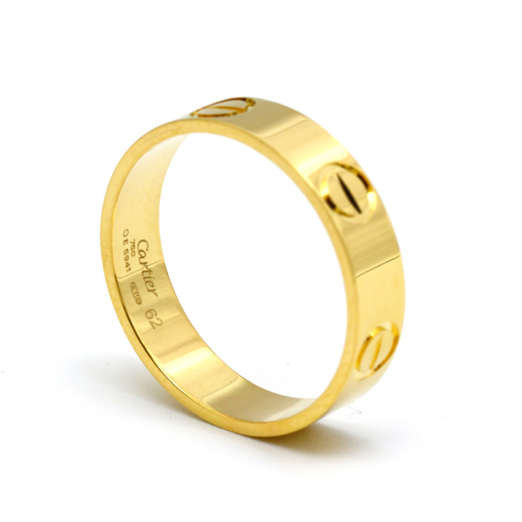 Real Gold GZCR Solid 5 M.M Ring 0211/4 (SIZE 7) R2155
