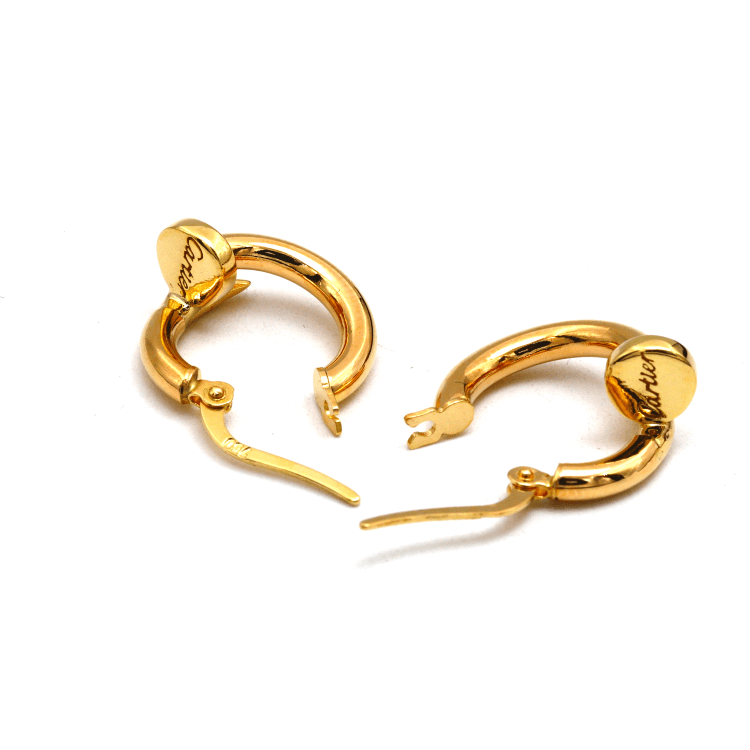 Real Gold Nail Earring Set - Style GZJCT0551-I, Design E1836