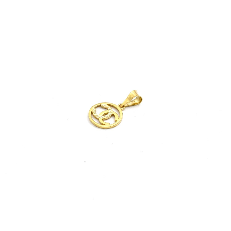 Real Gold GZCH Round Pendant - Model 0255/7KU P 2010