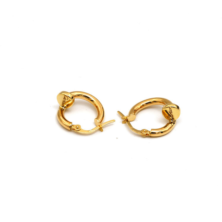 Real Gold Nail Earring Set - Style GZJCT0551-I, Design E1836