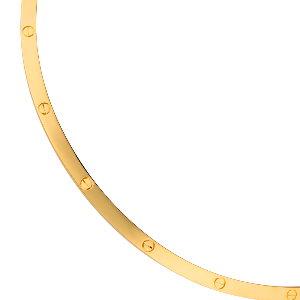 Real Gold GZJCT LOVE Necklace (44 CM) 0097-KL N1482