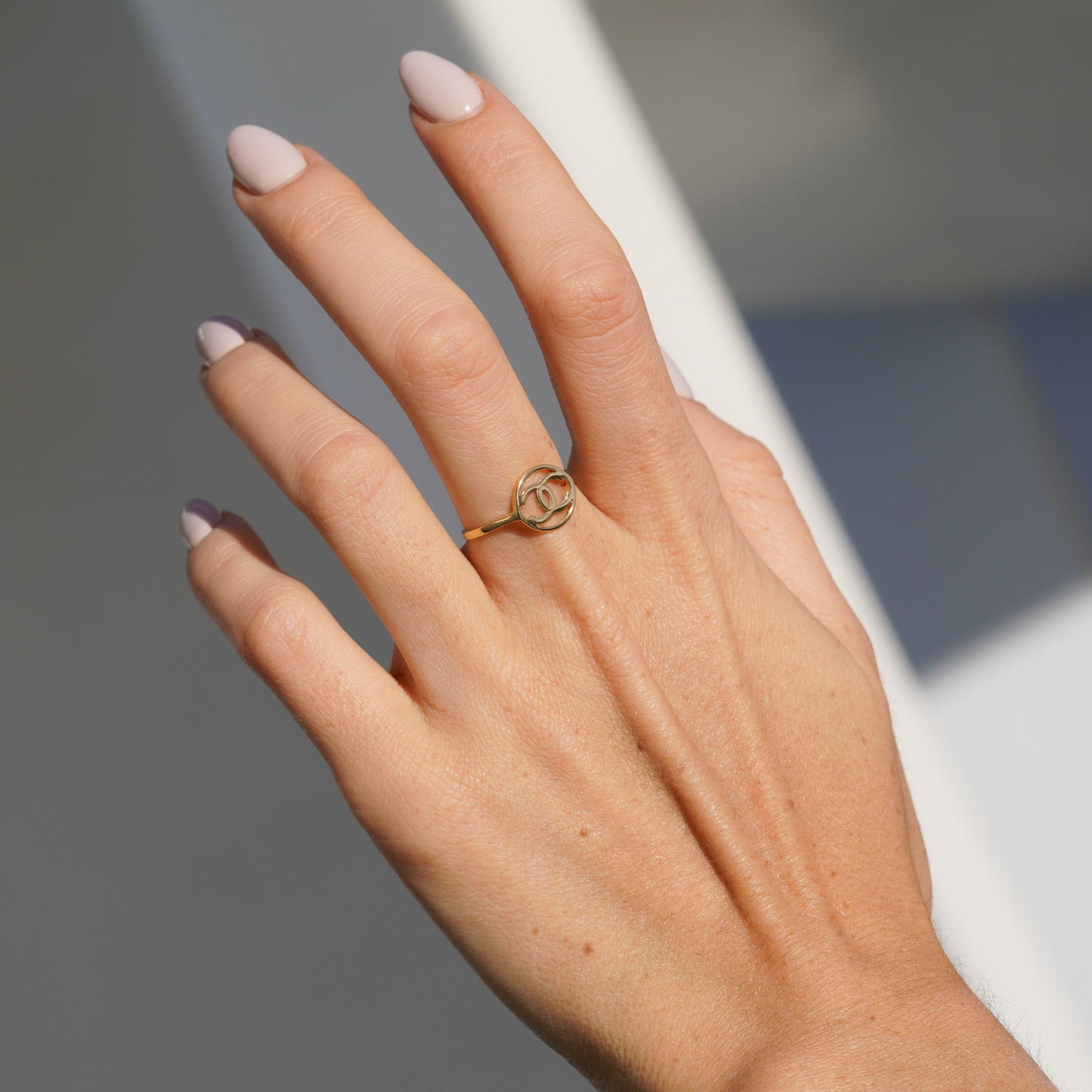 Real Gold GZCH Plain Round Ring 0074-7YZ (SIZE 9.5) R2391