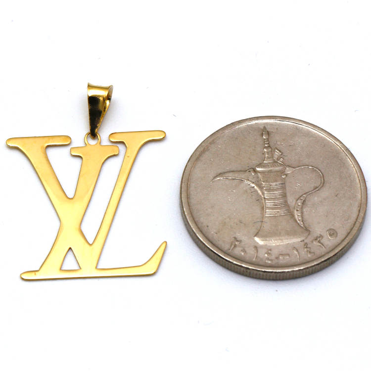 Real Gold GZLV Plain Luxury Flat Necklace 0171/3KU CWP 1821