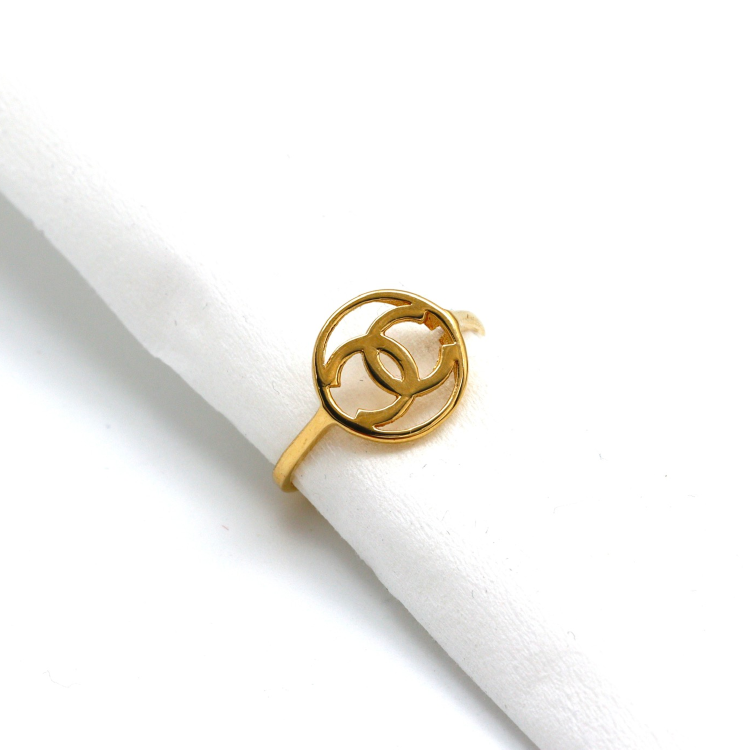 Real Gold GZCH Plain Round Ring 0074-7YZ (SIZE 7) R2241