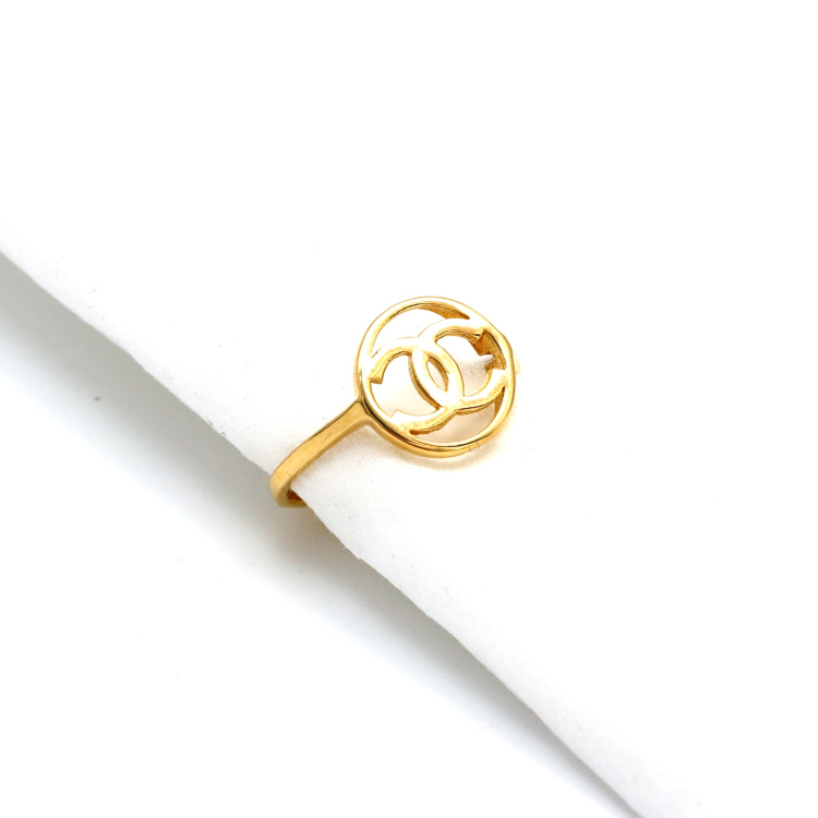 Real Gold GZCH Plain Round Ring 0074-7YZ (SIZE 5.5) R2238