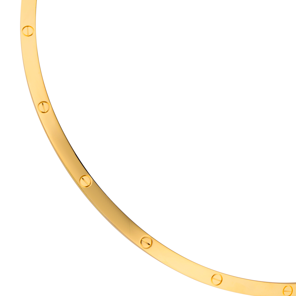 Real Gold GZCR LOVE Necklace 0097-KL B N1380