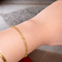 Real Gold GZTF Hardware Solid Chain Bracelet 4566 (20 C.M) BR1772