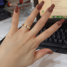 Real Gold GZCR Plain Ring 4 MM 0211/6 (SIZE 13) R2684