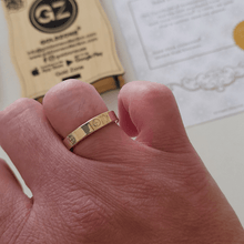 Real Gold Plain Ring 4 MM (Size 4) - Model GZJCT0211/6 R2606