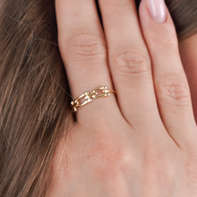 Real Gold GZTF Hardware Ring 0372/4Y (SIZE 5) R2061