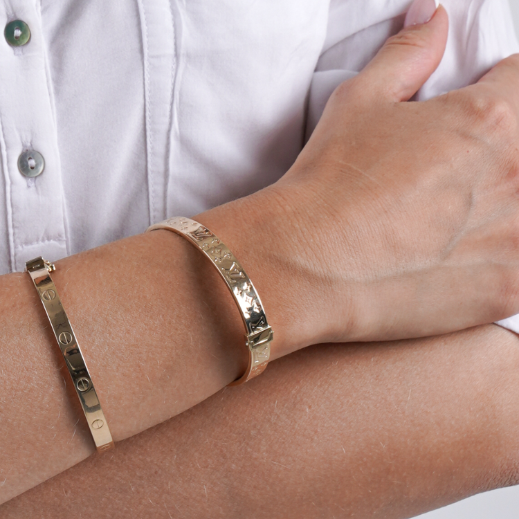 Real Gold GZCR Bangle 0278 (SIZE 20) BA1313