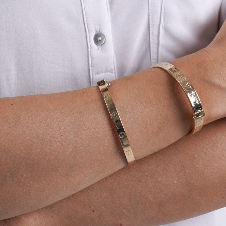 Real Gold GZCR Bangle 0278 (SIZE 20) BA1313