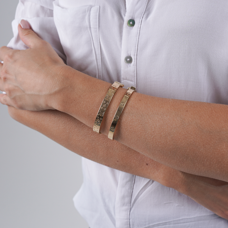 Real Gold GZCR Bangle 0278 (SIZE 21) BA1314