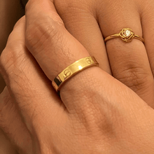 Real Gold Plain Ring 4 MM (Size 10) - Model GZJCT 0211/6 R2605