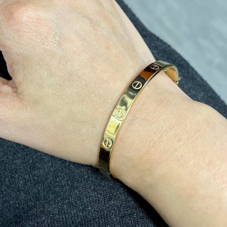 Real Gold GZCR Bangle 0278 (SIZE 21) BA1314