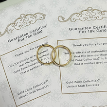 Real Gold GZCR Plain Couple Wedding and Engagement Luxury Ring 0081-1 (SIZE 10) R2435