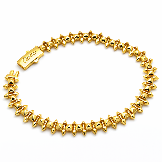 Real Gold Clash Bracelet (18 C.M) B - Model GZJCT 0601 BR1833