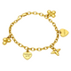 Real Gold GZTF Dangler Bracelet LVA 1608 (17 C.M) BR1870