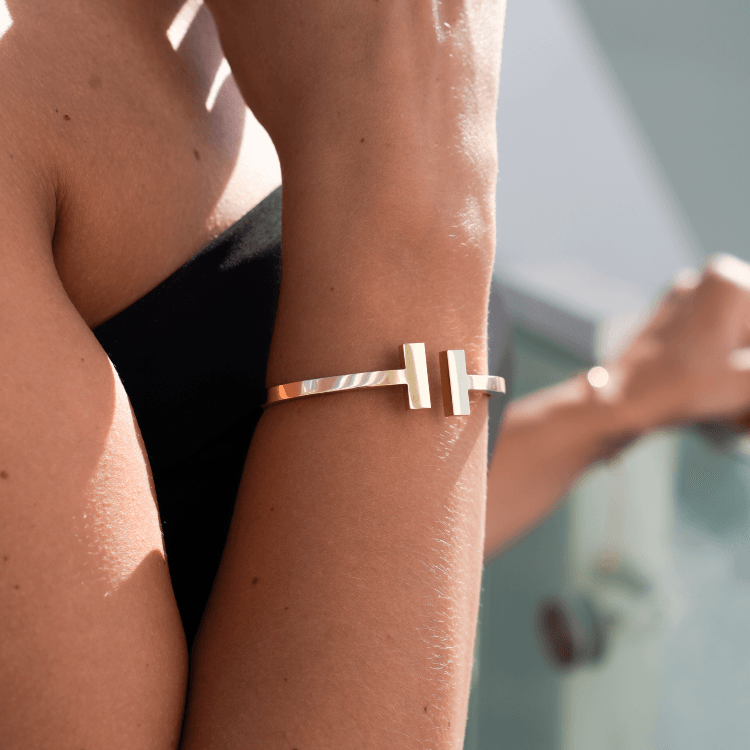 Real Gold GZTF Plain Bangle BLZ 0322 (SIZE 15) A BA1692