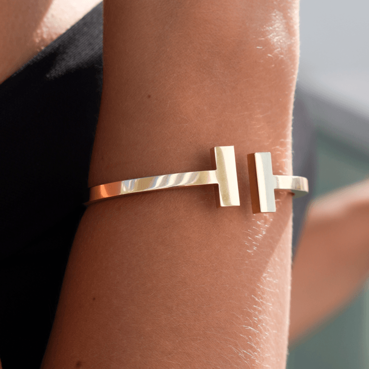 Real Gold GZTF Plain Bangle BLZ 0322 (SIZE 15) A BA1692