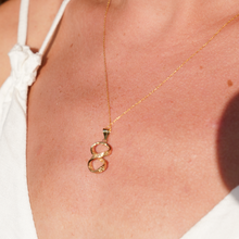 Real Gold Twisted Maze Hoop Necklace 3324/1/P CWP 1825