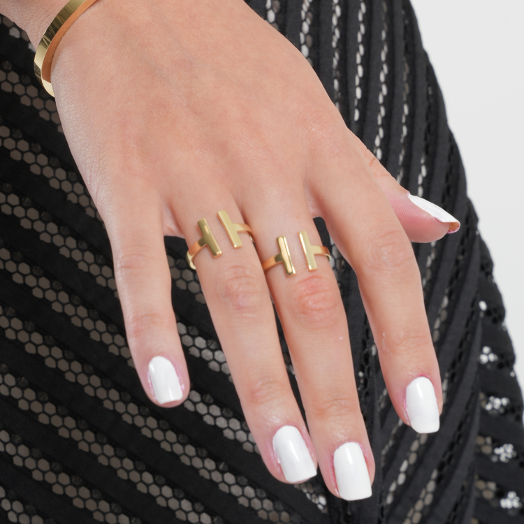 Real Gold GZTF Plain Round Ring 0298-2YZ (SIZE 8) R2226