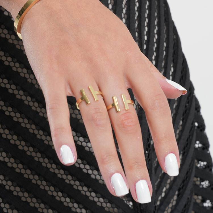 Real Gold GZTF Plain Round Ring 0298-2YZ (SIZE 9) R2800