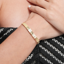 Real Gold GZCR Screw Belt Unisex Bracelet Style 6717 (16 C.M) Design BR1670