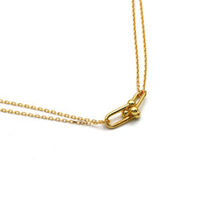 Real Gold GZTF Dual-Chain Adjustable Size Necklace (45 cm) 0372-25KL N1506