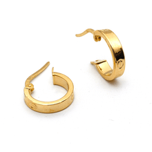 Real Gold Round Small Clip Earring Set GZJCT 5853/10 E1744