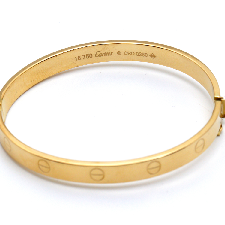 Real Gold GZCR Bangle 0278 (SIZE 20) BA1313