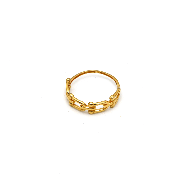 Real Gold GZTF Hardware Ring 0372/4Y (SIZE 4) R2799