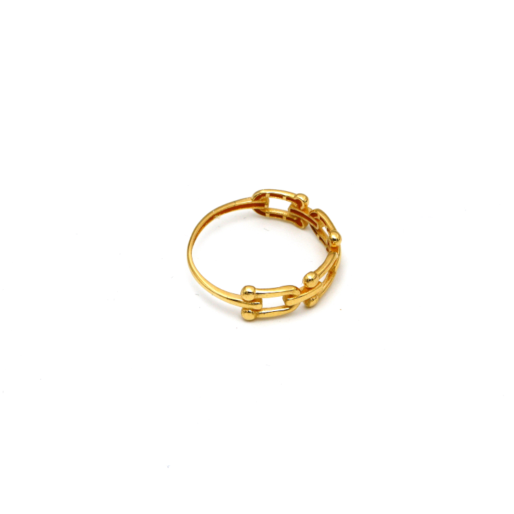 Real Gold GZTF Hardware Ring 0372/4Y (SIZE 9) R2064