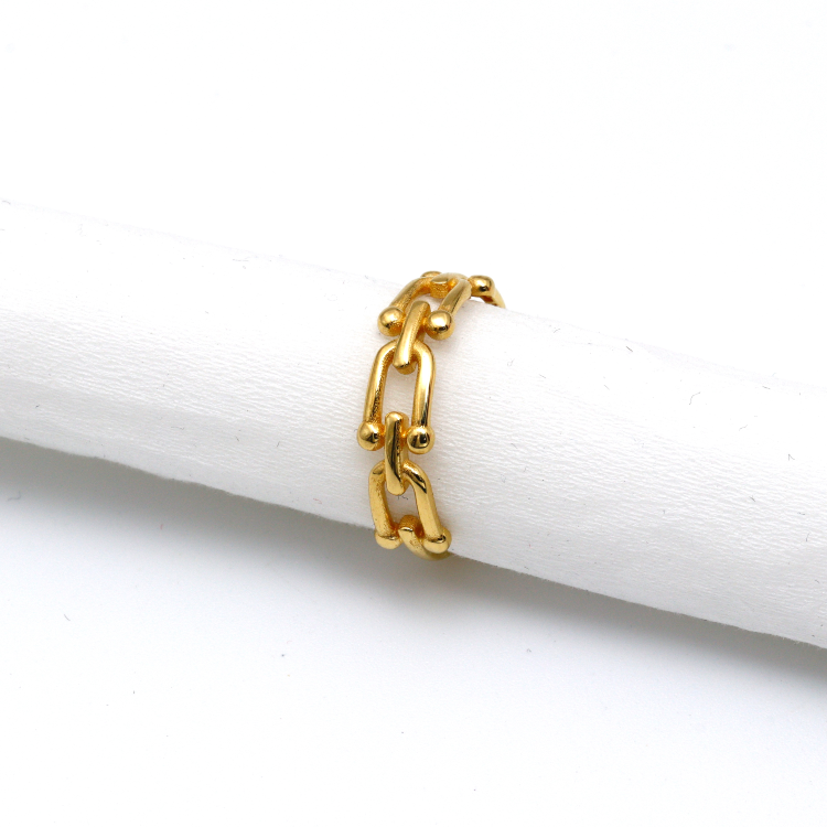 Real Gold GZTF Hardware Ring 0372/4Y (SIZE 6.5) R1959