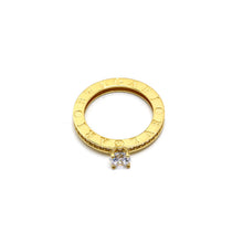 Real Gold GZBV Stone Ring (Size 7.5) - Model 0292 R2666