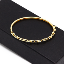 Real Gold GZTF Hardware Lock Bangle 6601 45 - 55 MM (SIZE 14-15) BA1461
