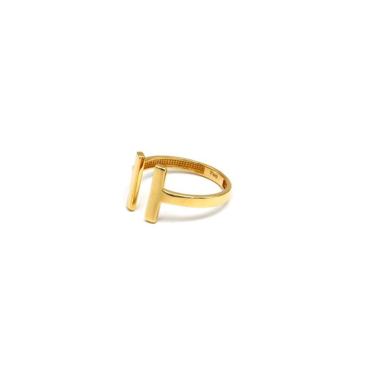 Real Gold GZTF Plain Round Ring 0298-2YZ (SIZE 5) R2525