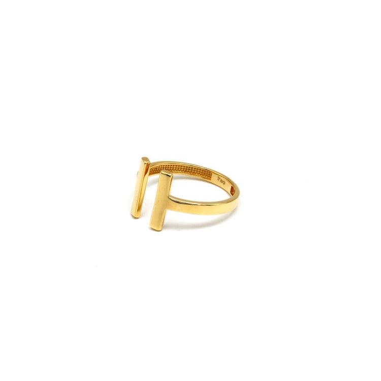 Real Gold GZTF Plain Round Ring 0298-2YZ (SIZE 9) R2800