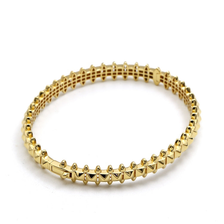 Real Gold GZCR Clash Bangle 1212 - (SIZE 22 - 23) BA1513