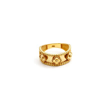 Real Gold Plain Clover Ring (Size 9) - Model GZJVN 1644 R2679