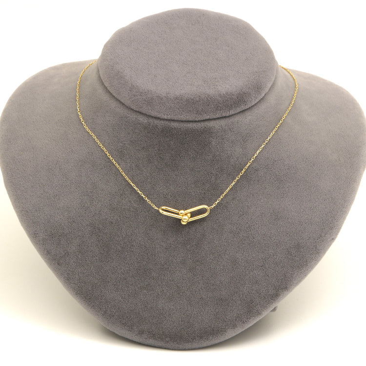 Real Gold GZTF Single Hardware Necklace (50 C.M) 0372-4K N1461