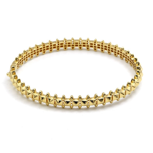 Real Gold GZCR Clash Bangle 1212 - (SIZE 22 - 23) BA1513